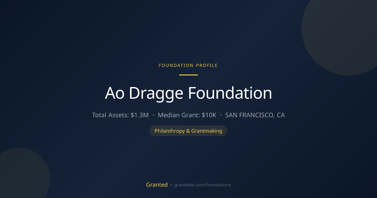 Ao Dragge Foundation | Granted AI