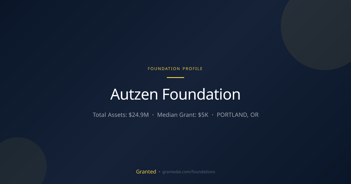 Autzen Foundation | Granted AI