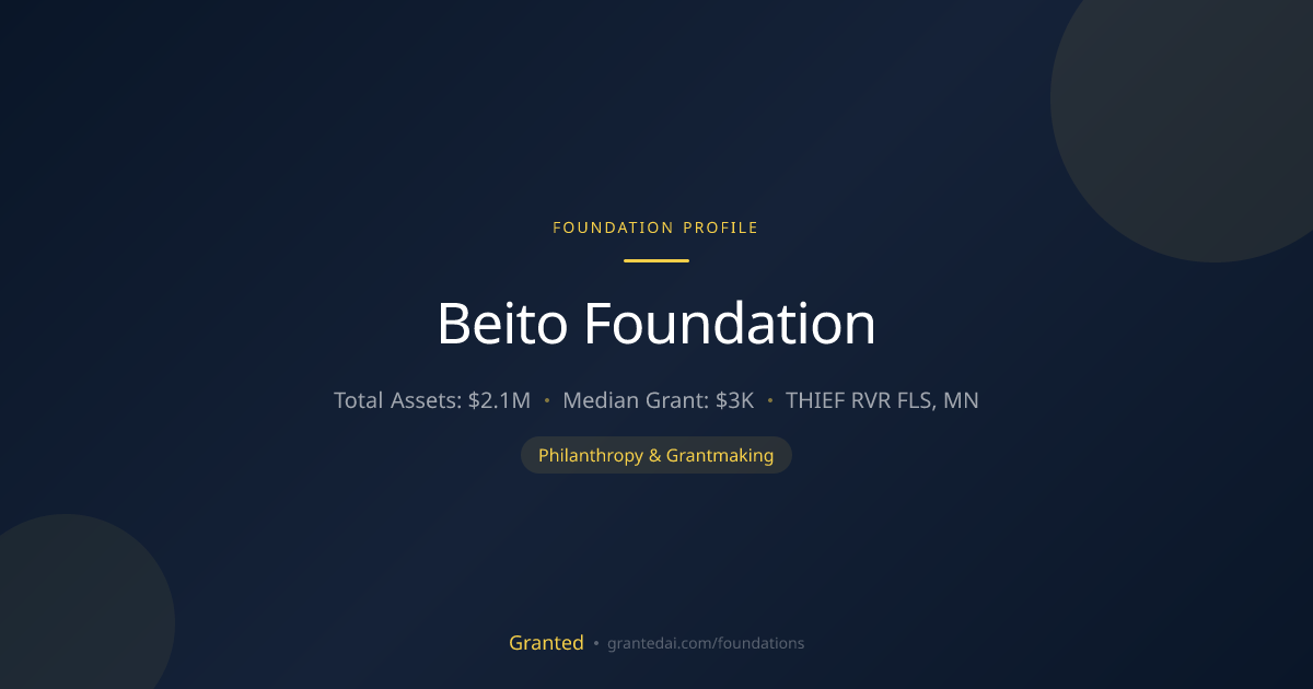 Beito Foundation | Granted AI