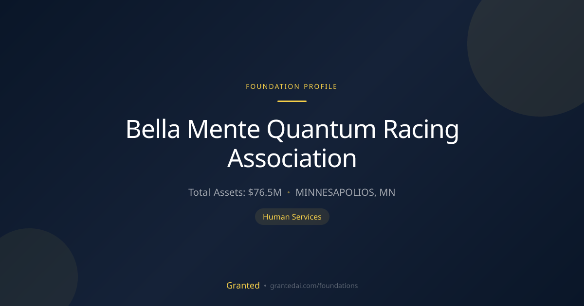 Bella Mente Quantum Racing Association | Granted AI