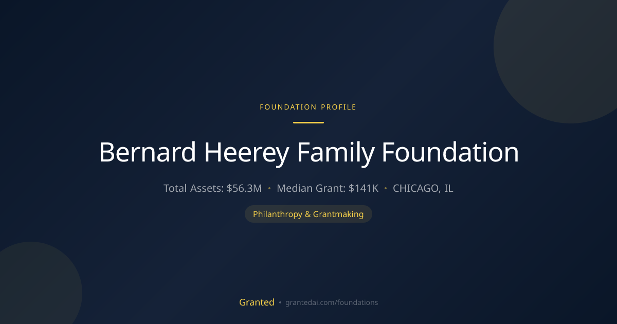 Bernard Heerey Family Foundation | Granted AI