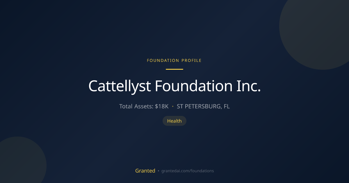 Cattellyst Foundation Inc. | Granted AI