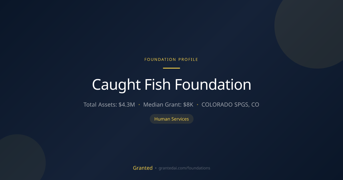 Caught Fish Foundation | Granted AI