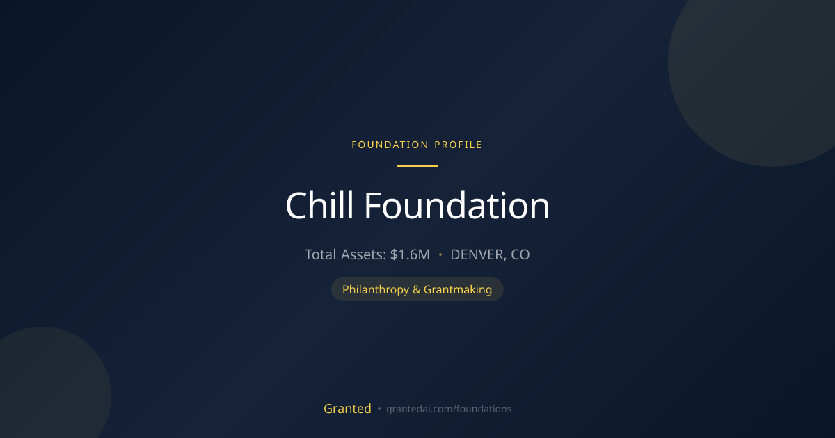 Chill Foundation | Granted AI