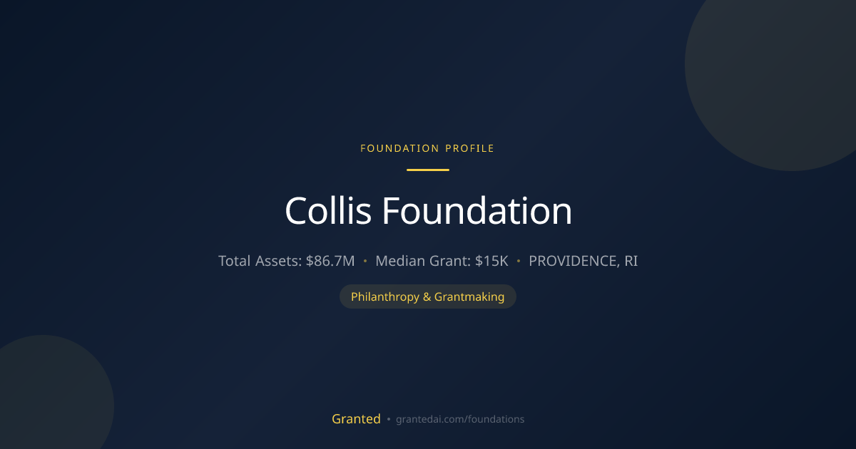 Collis Foundation | Granted AI