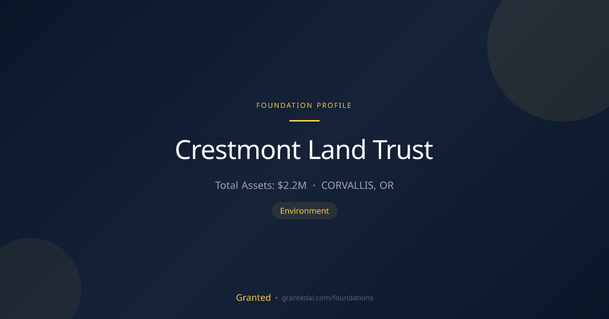 Crestmont Land Trust | Granted AI