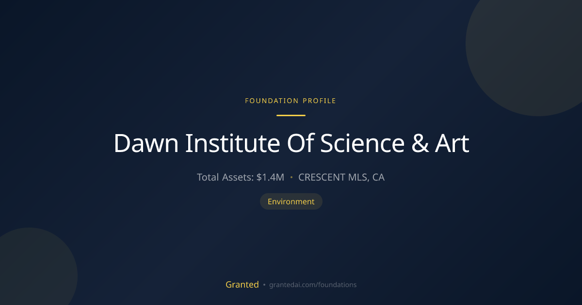 Dawn Institute Of Science & Art | Granted AI