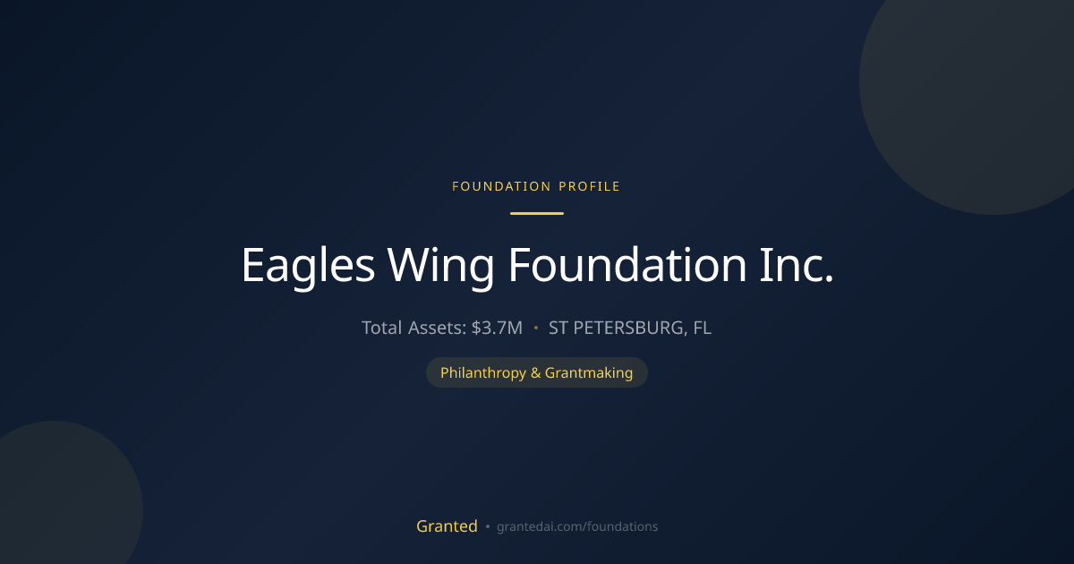 Eagles Wing Foundation Inc. | Granted AI