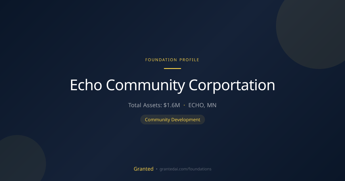 Echo Community Corportation | Granted AI