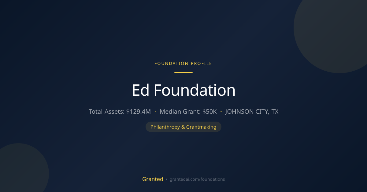 Ed Foundation | Granted AI