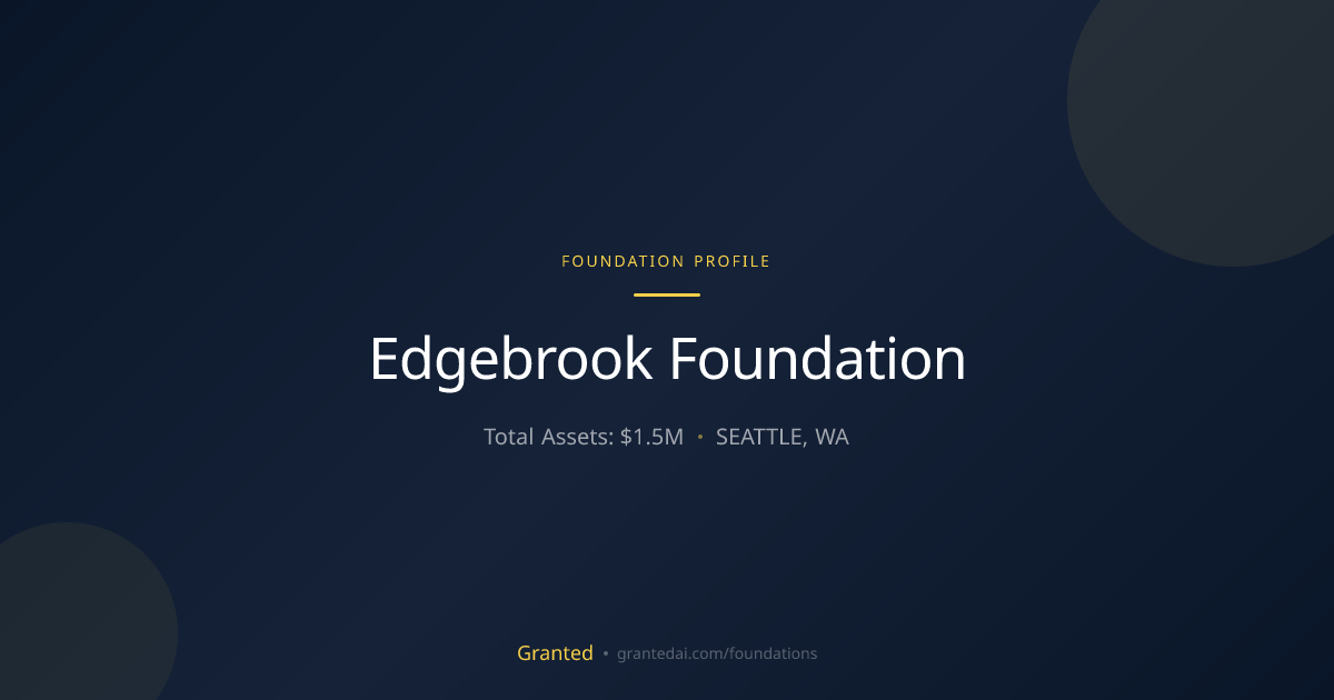 Edgebrook Foundation | Granted AI
