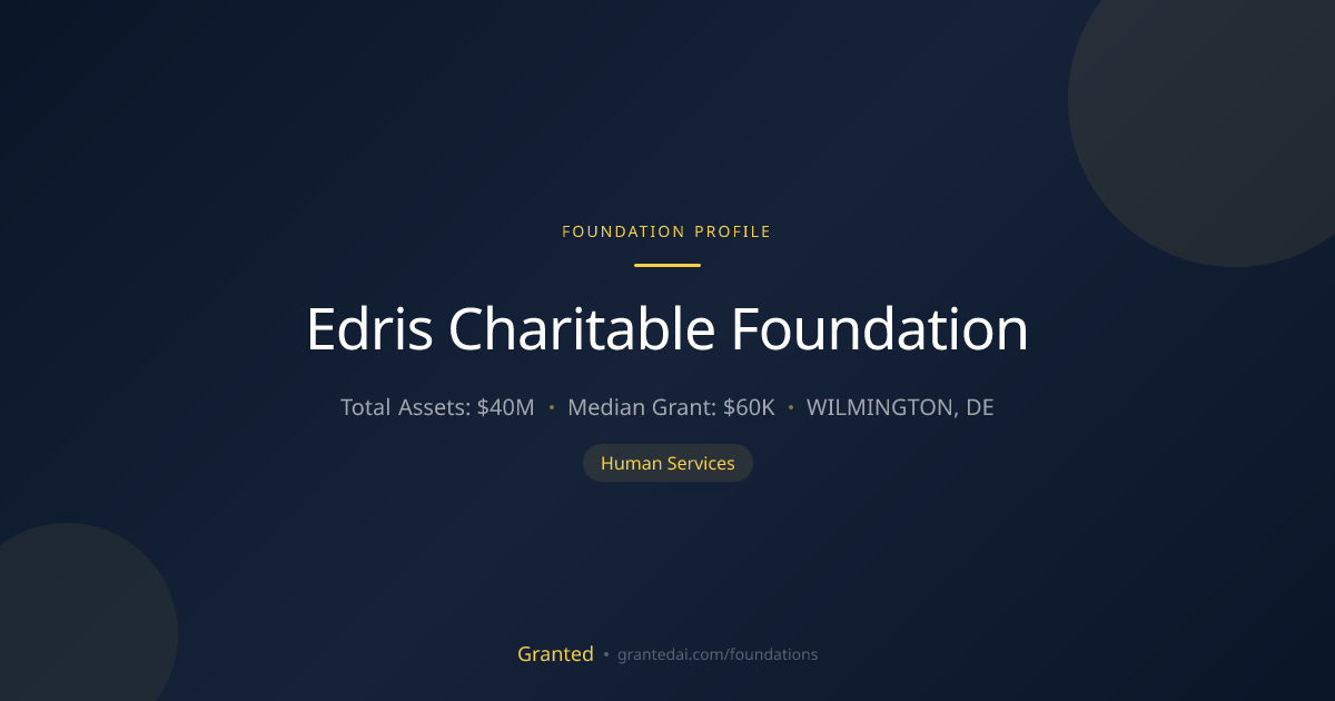 Edris Charitable Foundation | Granted AI