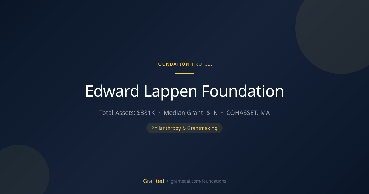 Edward Lappen Foundation | Granted AI