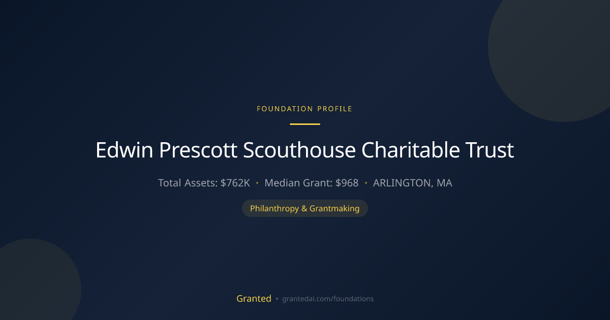 Edwin Prescott Scouthouse Charitable Trust | Granted AI