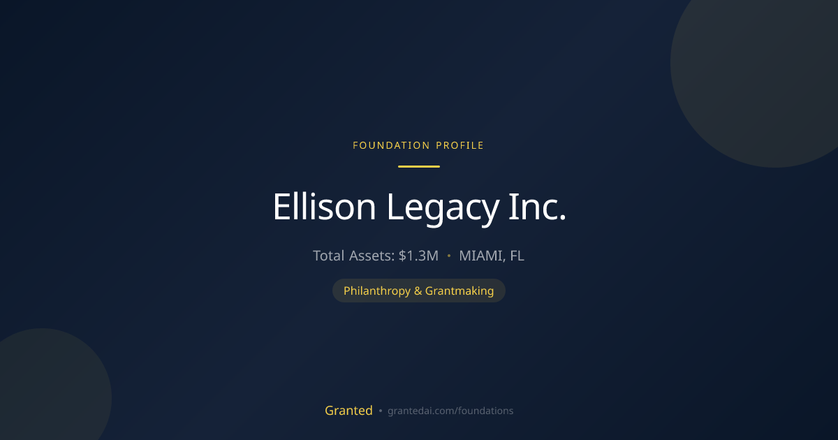 Ellison Legacy Inc. | Granted AI