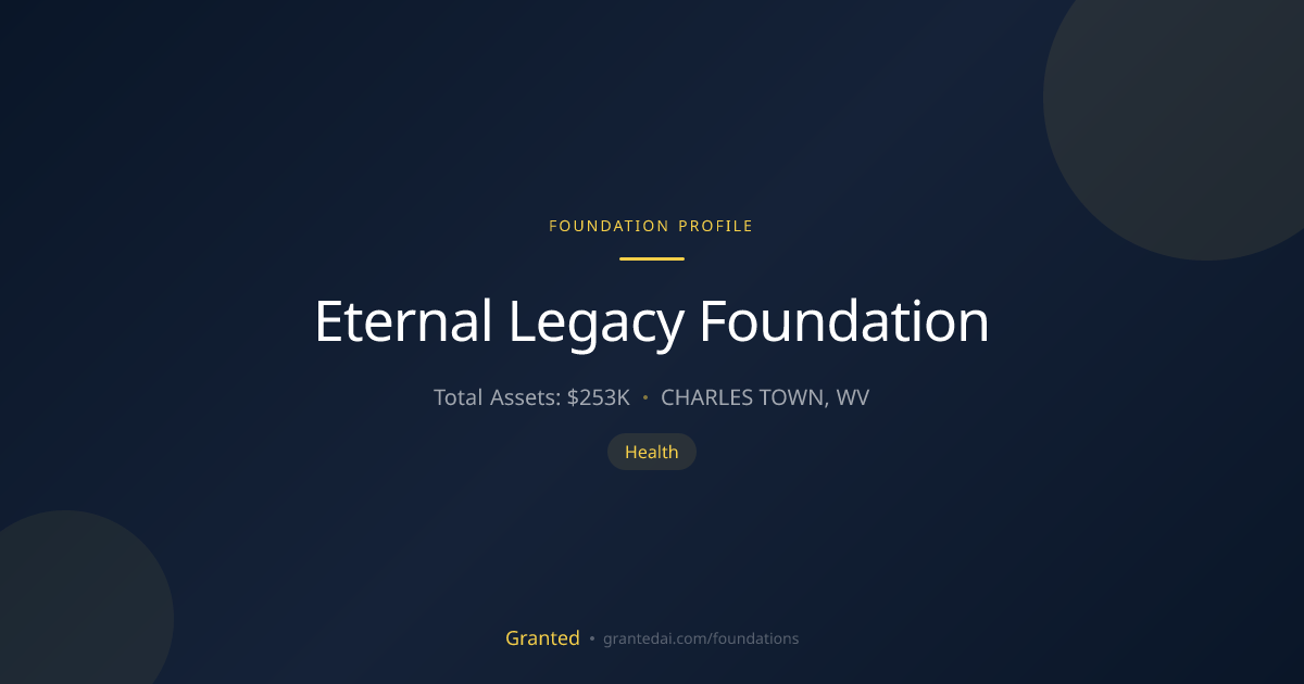 Eternal Legacy Foundation | Granted AI