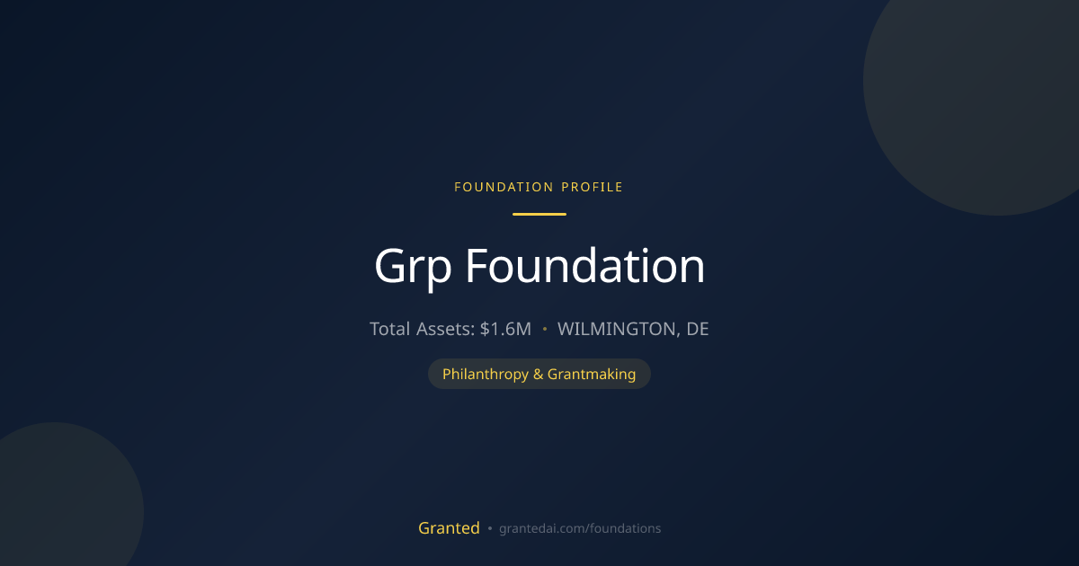 Grp Foundation | Granted AI