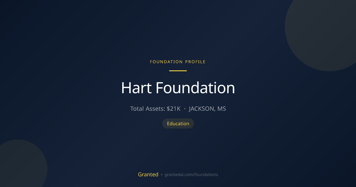 Hart Foundation | Granted AI