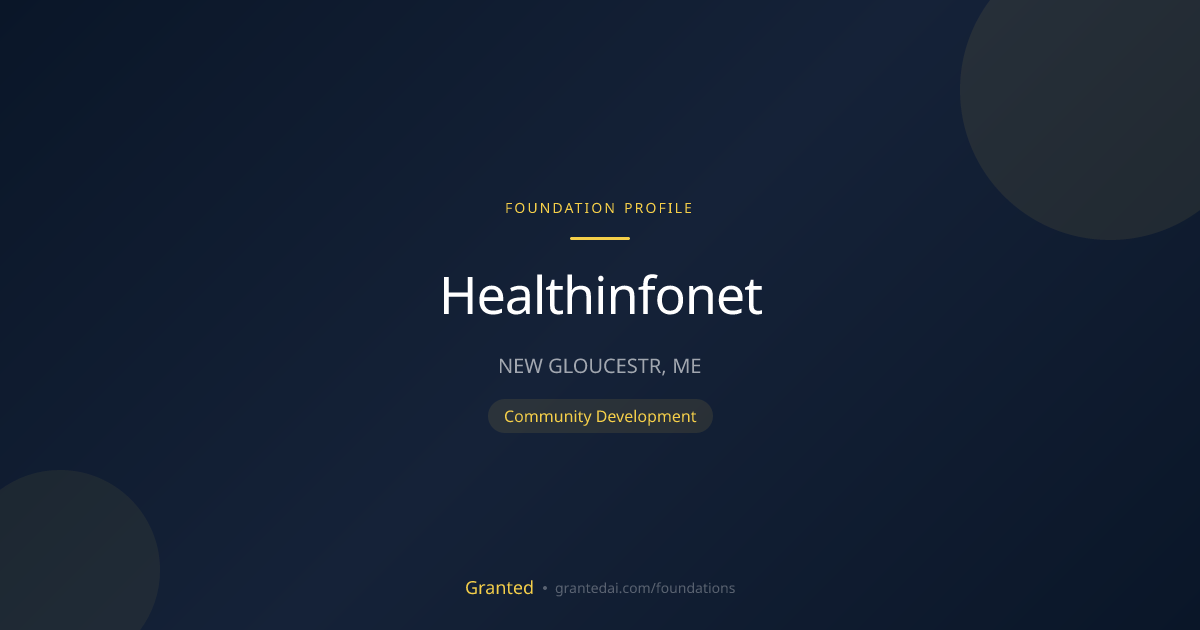 Healthinfonet | Granted AI