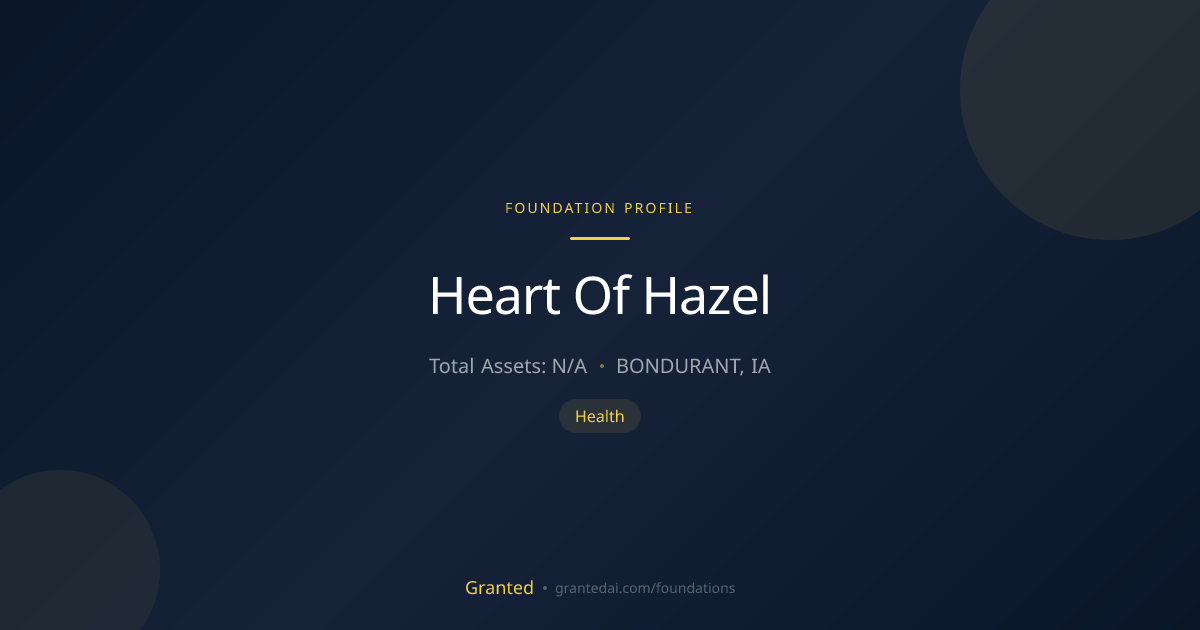 Heart Of Hazel | Granted AI