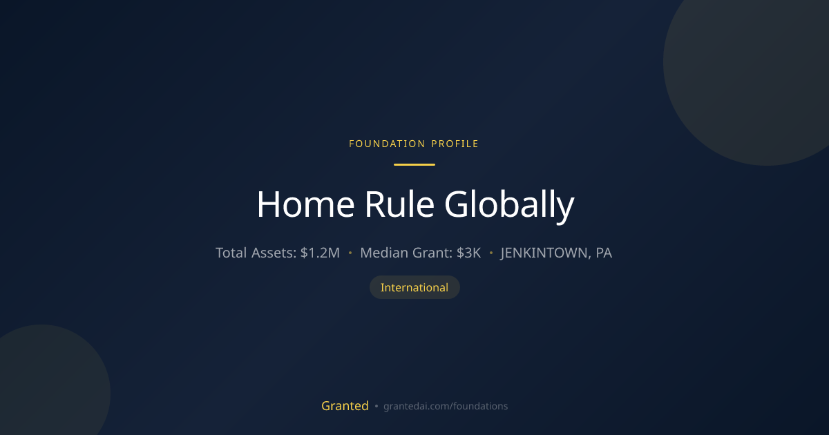 Home Rule Globally | Granted AI