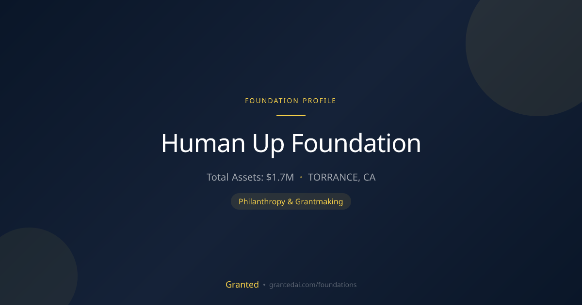 Human Up Foundation | Granted AI
