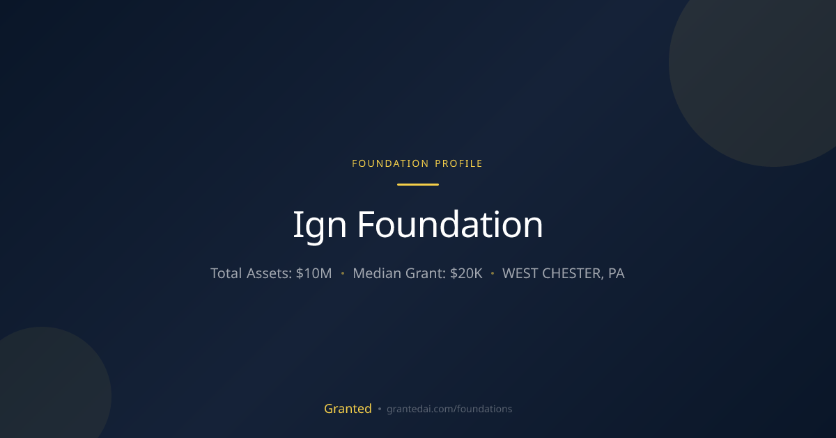 Ign Foundation | Granted AI