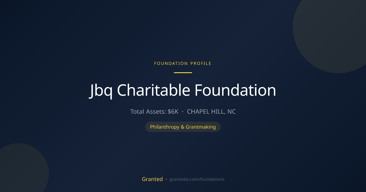 Jbq Charitable Foundation | Granted AI