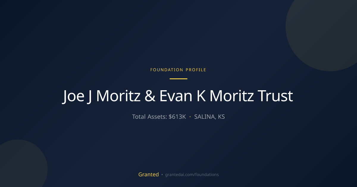 Joe J Moritz & Evan K Moritz Trust | Granted AI