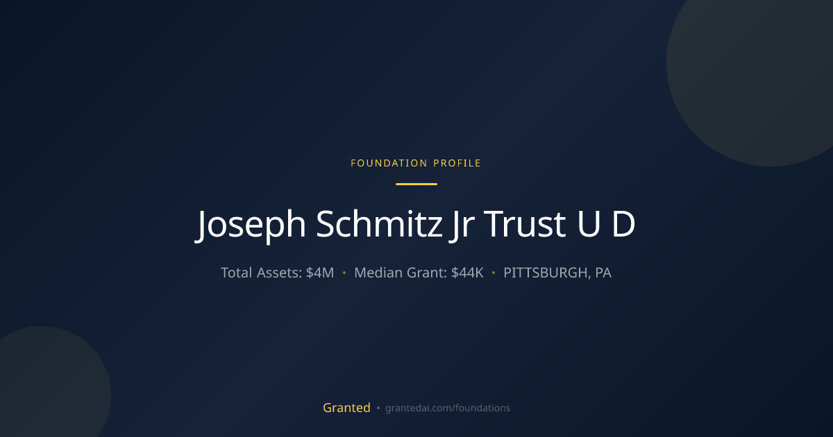 Joseph Schmitz Jr Trust U D | Granted AI
