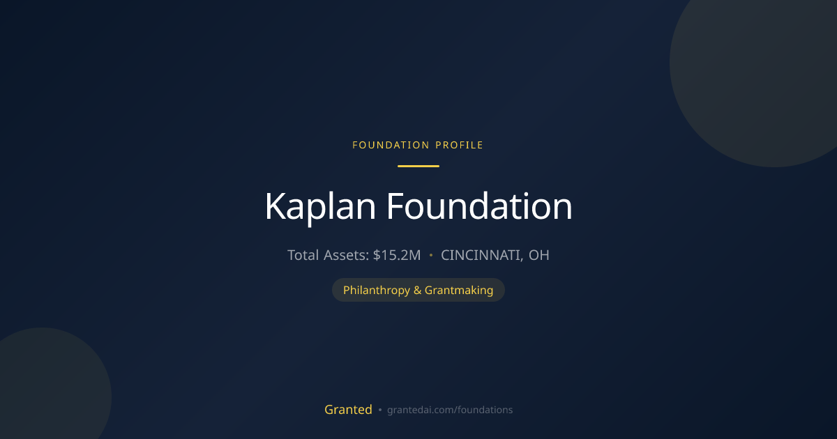 Kaplan Foundation | Granted AI