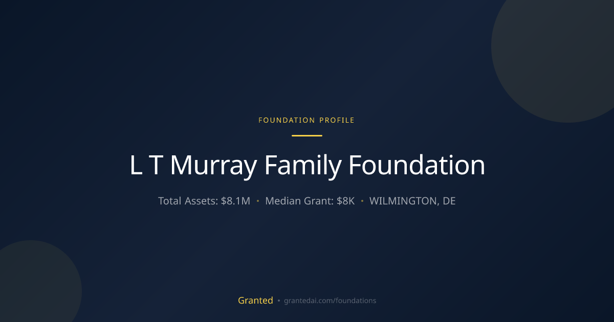 L T Murray Family Foundation | Granted AI