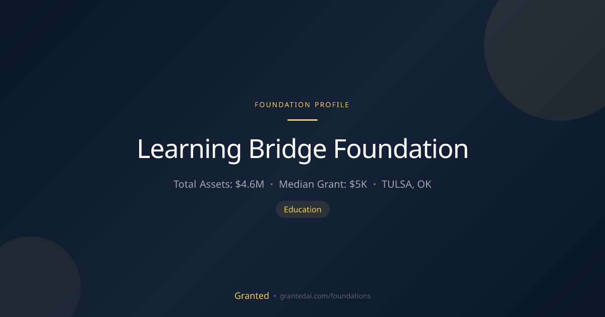 Learning Bridge Foundation | Granted AI