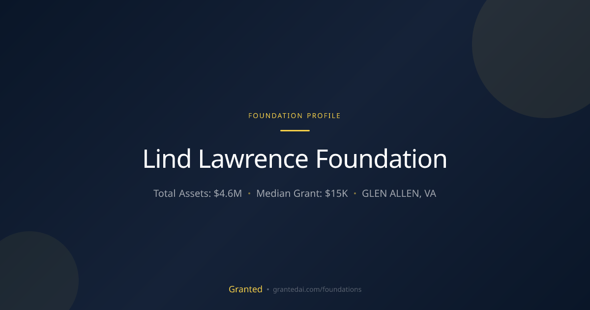 Lind Lawrence Foundation | Granted AI