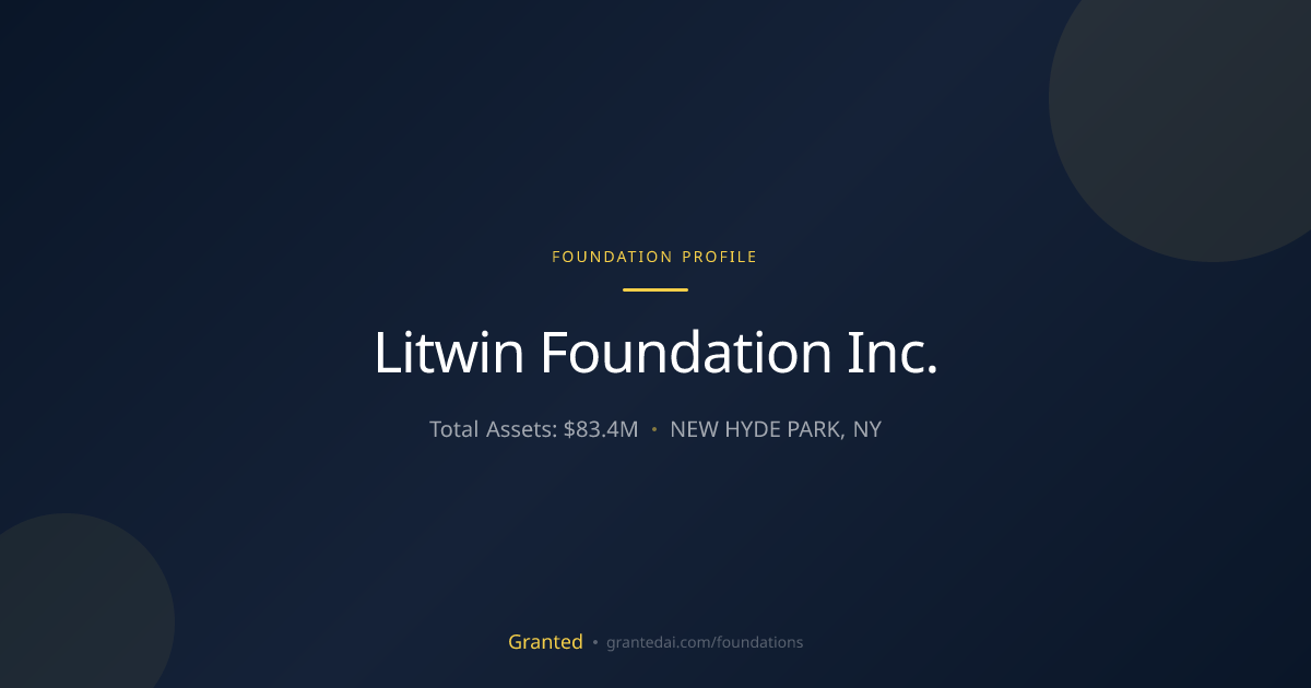 Litwin Foundation Inc. | Granted AI