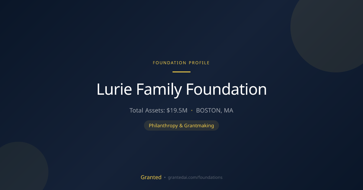 Lurie Family Foundation | Granted AI