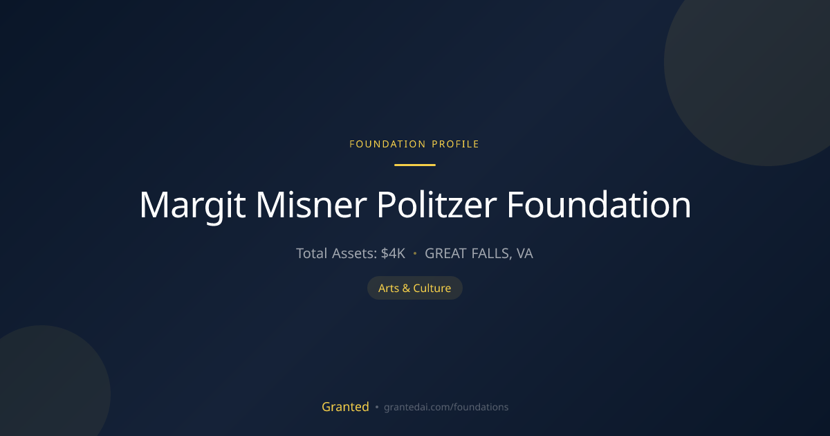 Margit Misner Politzer Foundation | Granted AI