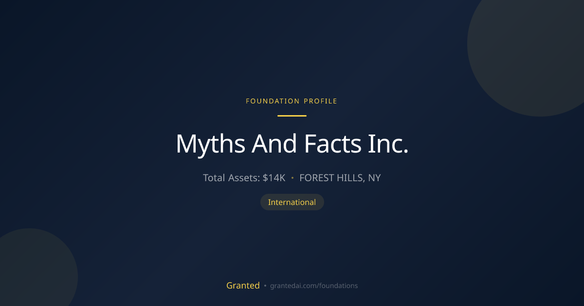 Myths And Facts Inc. | Granted AI