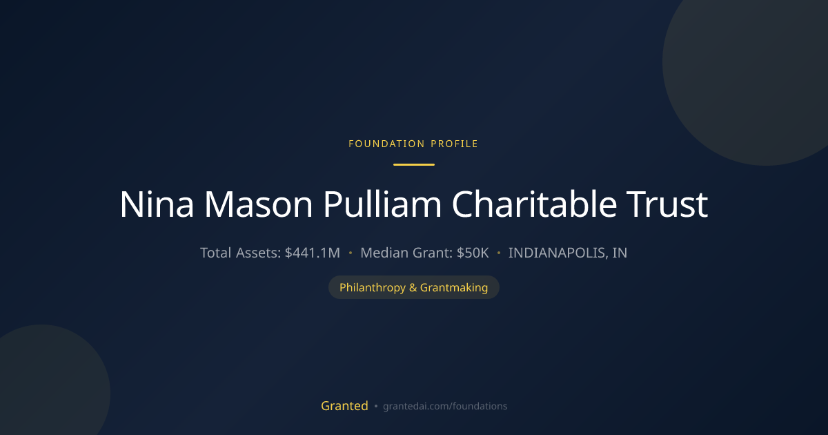 Nina Mason Pulliam Charitable Trust | Granted AI