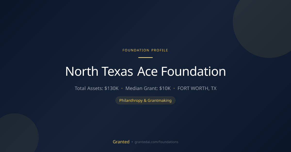 North Texas Ace Foundation | Granted AI