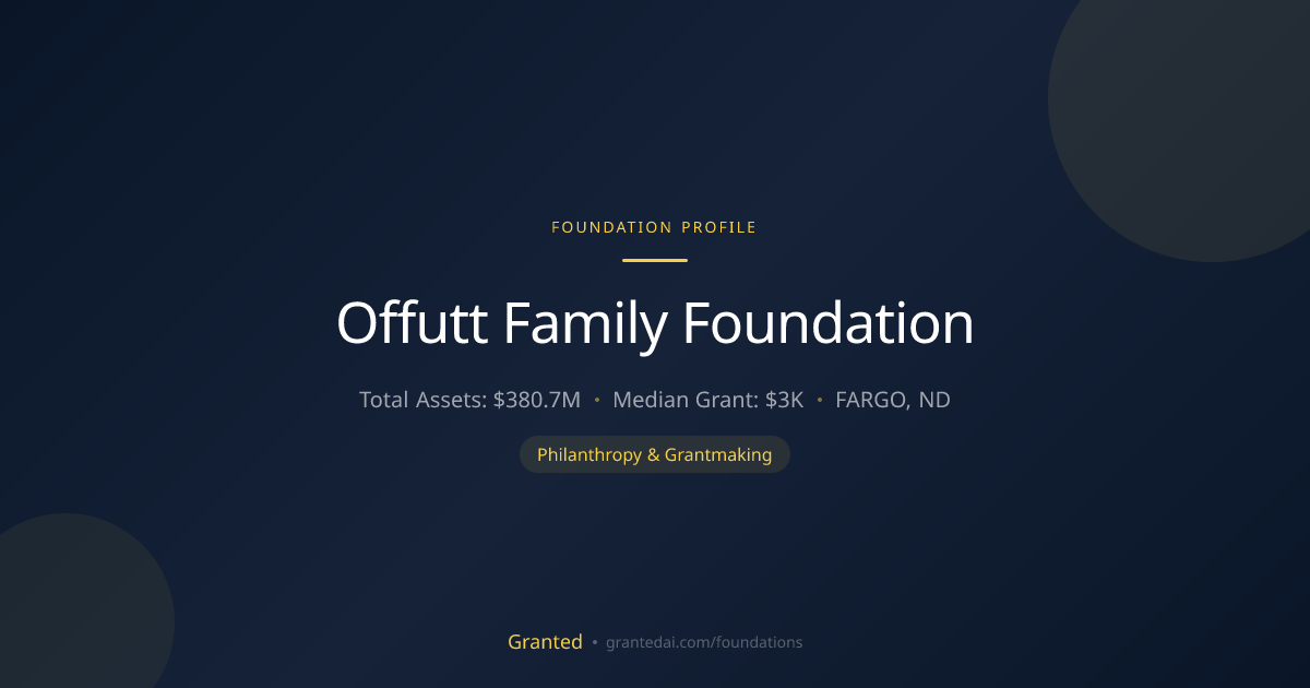 Offutt Family Foundation | Granted AI