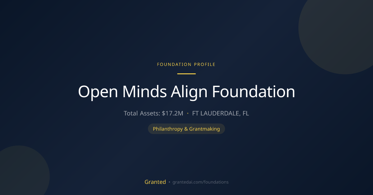 Open Minds Align Foundation | Granted AI