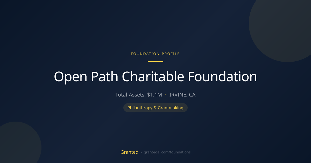 Open Path Charitable Foundation | Granted AI