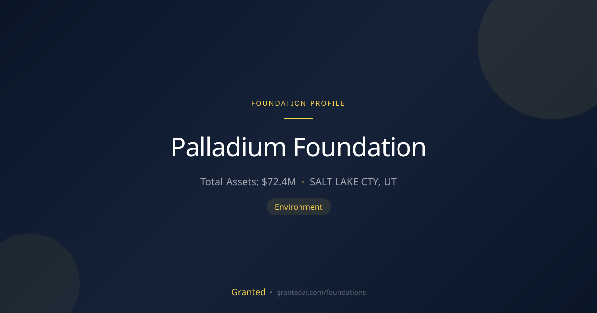 Palladium Foundation | Granted AI