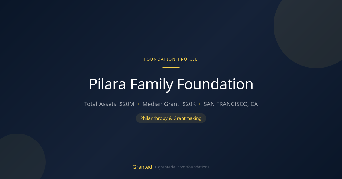 Pilara Family Foundation | Granted AI