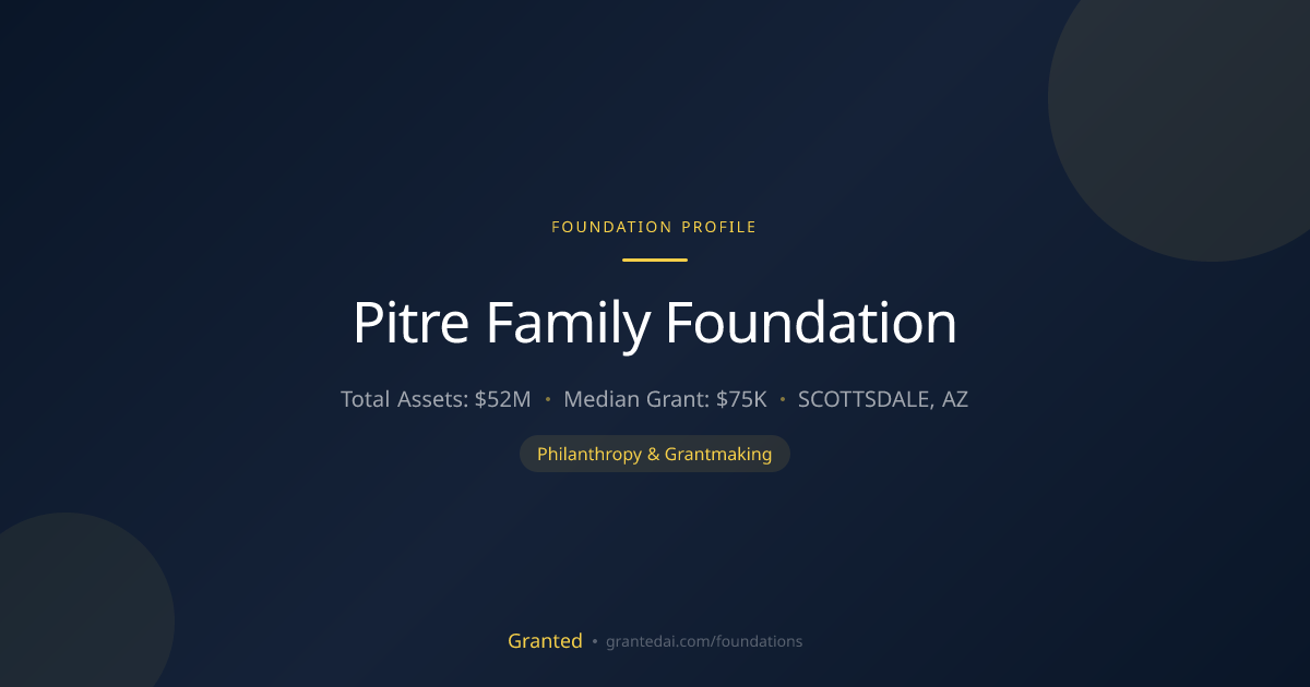 Pitre Family Foundation | Granted AI