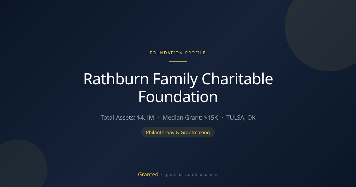 Rathburn Family Charitable Foundation | Granted AI