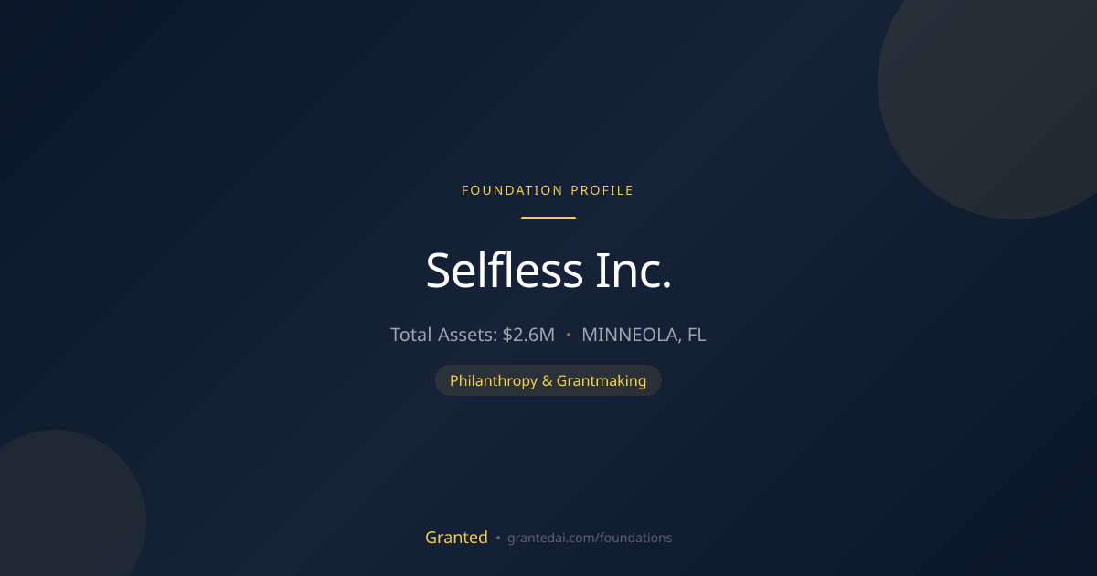 Selfless Inc. | Granted AI