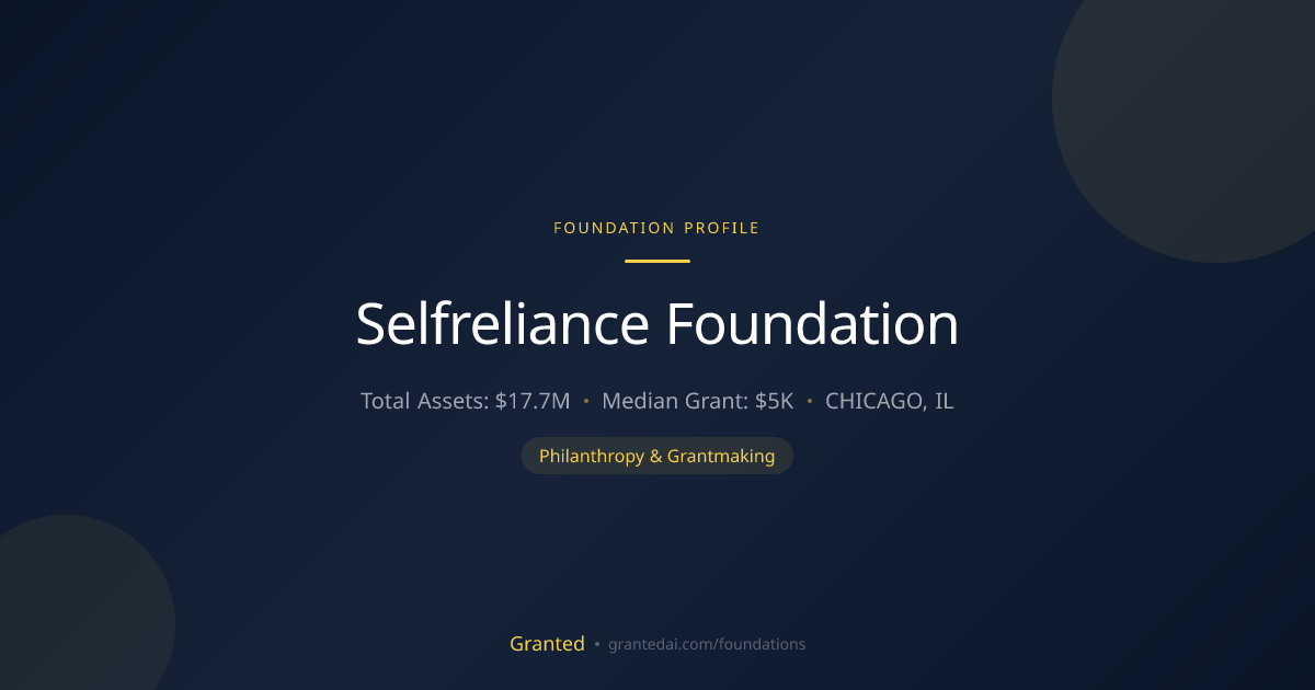 Selfreliance Foundation | Granted AI