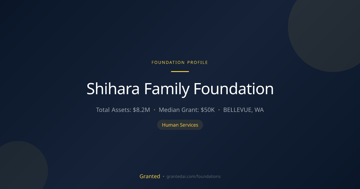 Shihara Family Foundation | Granted AI